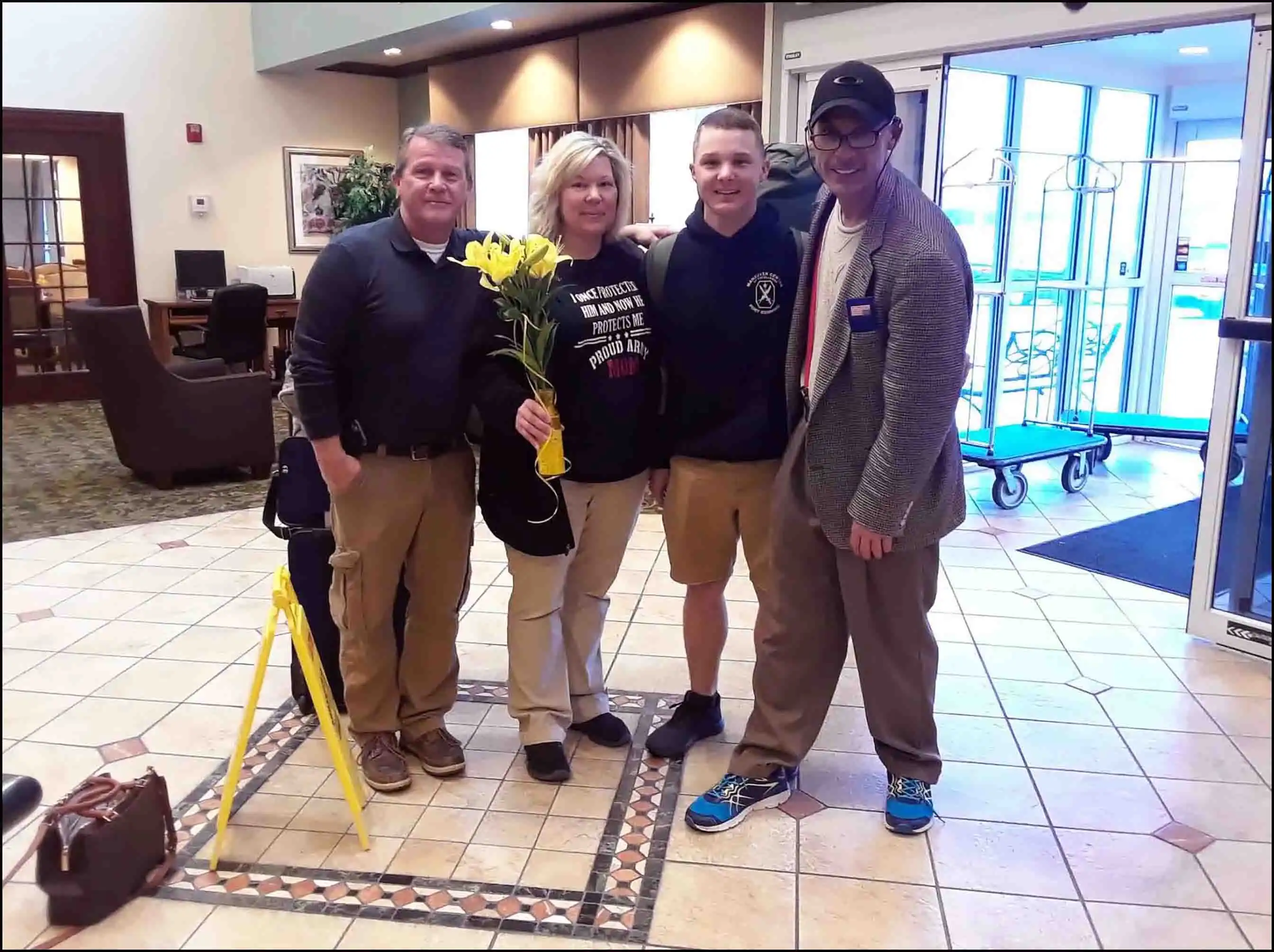 Book Author & CEO David Haave spending time with basic training soldiers Ft Wood Missouri. -- David Haave